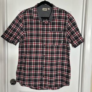Vans Plaid Short Sleeve Shirt Size Large